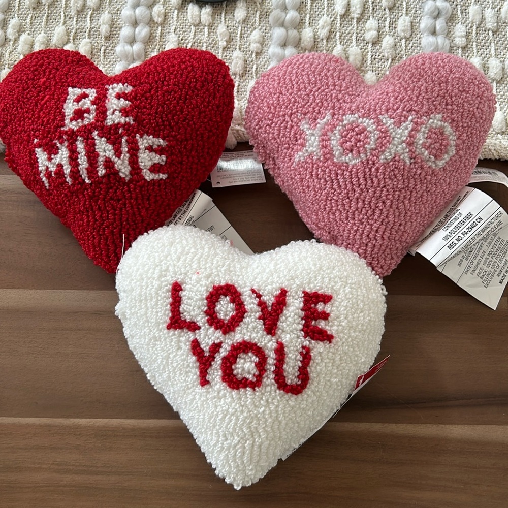 Valentine’s Day pillows